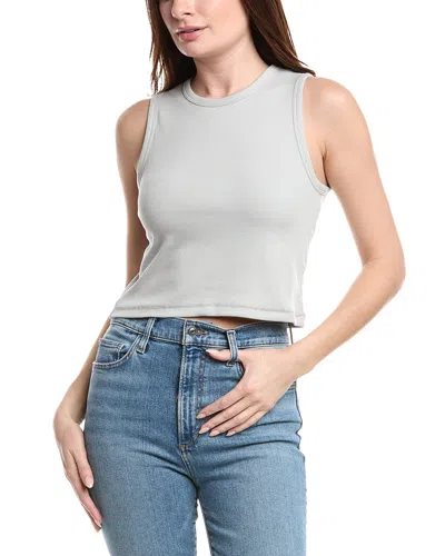 Rag & Bone Essie Rib Crop Tank In Grey