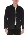 Rag & Bone Evan Linen Chore Jacket In Black