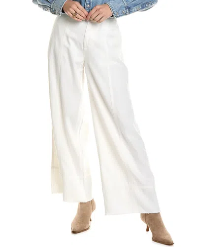 RAG & BONE RAG & BONE FEATHERWEIGHT ARIANNA WHITE CROPPED PALAZZO JEAN