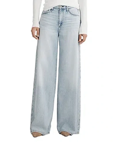 RAG & BONE RAG & BONE FEATHERWEIGHT SOFIE HIGH RISE WIDE LEG JEANS IN KIERRA