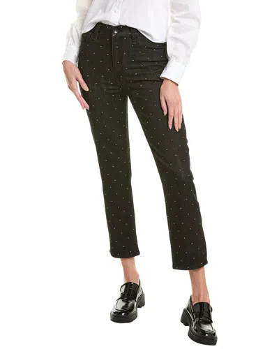 RAG & BONE RAG & BONE FERN BLACK DOT HIGH-RISE SLIM JEAN