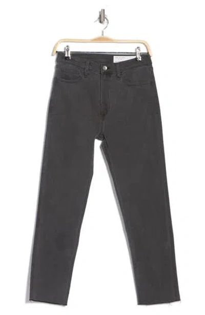 Rag & Bone Fern High Rise Slim Jeans In Grey