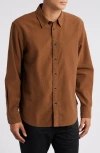 Rag & Bone Men's Finch Corduroy Button-down Shirt In Chocolate