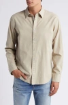 Rag & Bone Finch Ripstop Button-up Shirt In Fossil