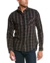 Rag & Bone Fit 2 Yokohama Cotton Plaid Slim Fit Button Down Shirt In Black