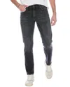 Rag & Bone Man Denim Pants Black Size 32w-32l Cotton, Elastane In Black