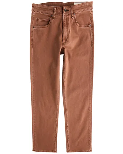 Rag & Bone Fit 4 Jeans Mit Geradem Bein Aus Denim In Hellbraun
