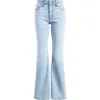 Rag & Bone Flexi Dahlia Mid Rise Full Length Flare Jeans In Lou In Lou