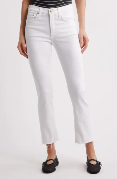 RAG & BONE RAG & BONE FLEXI PEYTON RAW HEM ANKLE BOOTCUT JEANS