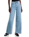 Rag & Bone Sofie Raw Hem High Waist Crop Wide Leg Jeans In Whitney