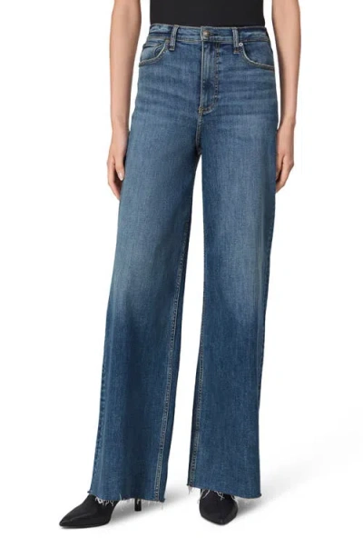 RAG & BONE RAG & BONE FLEXI SOFIE RAW HEM HIGH WAIST WIDE LEG JEANS