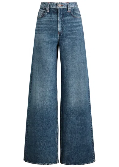 Rag & Bone Flexi Wren Cropped Slim-leg Jeans In Blue