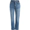 Rag & Bone Flexi Wren High Waist Ankle Slim Straight Leg Jeans In Sadie