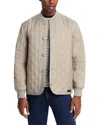 Rag & Bone Gray Focus Quilted Liner Jacket In Elephant Gray