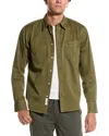 Rag & Bone Garment Dyed Arrow Shirt In Green