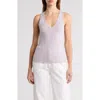 Rag & Bone Gemma Jacquard Knit Tank In Lilac