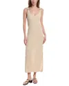 Rag & Bone Georgia Midi Dress In Beige