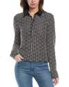 Rag & Bone Gigi Polo Blackmult In Black