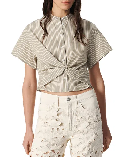 RAG & BONE RAG & BONE GRETCHEN STRIPE POPLIN SHIRT
