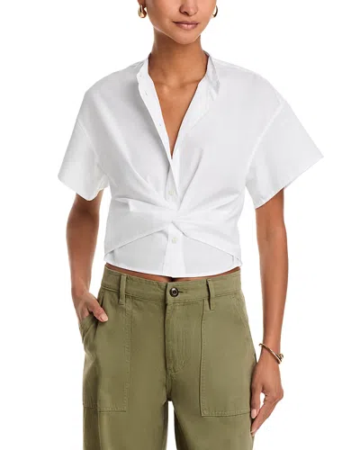 RAG & BONE RAG & BONE GRETCHEN TWIST FRONT POPLIN SHIRT