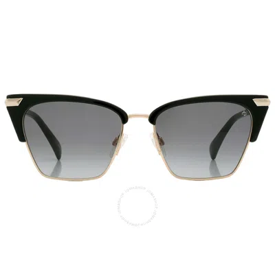 Rag & Bone Rag And Bone Grey Gradient Cat Eye Ladies Sunglasses Rnb1053/s 0807/9o 53 In Black