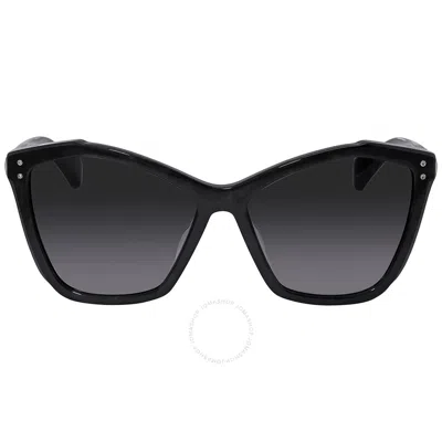 Rag & Bone Rag And Bone Grey Gradient Geometric Ladies Sunglasses Rnb 1045/g/s 06fq/9o 57 In Black