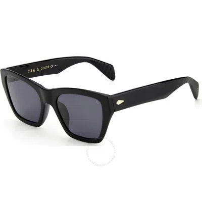Rag & Bone Rag And Bone Grey Rectangular Ladies Sunglasses Rnb1046/g/s 0807/ir 54 In Black