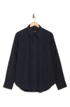 Rag & Bone Tommy Fit 2 Poplin Button-up Shirt In Black