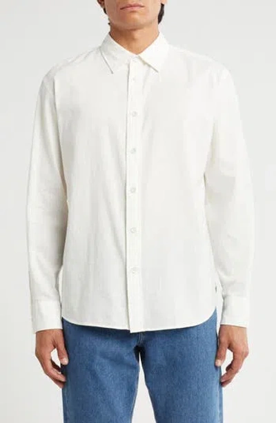Rag & Bone Griffin Hemp & Cotton Button-up Shirt