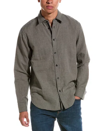 Rag & Bone Gus Double Gauze Shirt In Blue