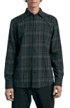 Rag & Bone Gus Plaid Button-up Shirt In Blackpld