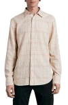 Rag & Bone Gus Plaid Button-up Shirt In Ltgrymult