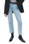 Rag & Bone Harlow Mid-rise Straight Jeans In Betty