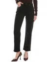 Rag & Bone Harlow Black Ankle Straight Jean In Black
