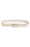 Rag & Bone Harlow Suede Belt In Greige