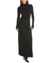 Rag & Bone Harlow Turtleneck Sweaterdress In Black