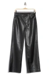 Rag & Bone Harris High Waist Faux Leather Pants In Black