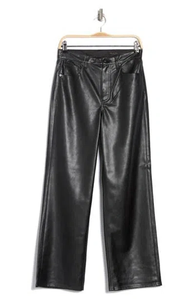 Rag & Bone Harris High Waist Faux Leather Pants In Black