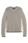 Rag & Bone Harvey Crewneck Cotton Sweater In Grey
