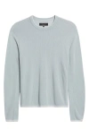 Rag & Bone Round-collar And Long-sleeved Sweater In Ltblue