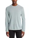 Rag & Bone Round-collar And Long-sleeved Sweater In Light Blue