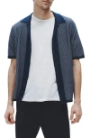 Rag & Bone Men's Harvey Knit Camp Shirt In Sage