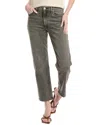 Rag & Bone Hattie Grey Straight Jean In Black