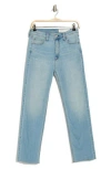 Shop Rag & Bone Hattie Mid Rise Full Length Straight Leg Jeans In Light Wash
