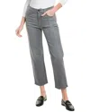 Rag & Bone Hattie Mid-rise Medium Wash Ankle Jean In Grey