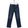 Rag & Bone Hattie Mid Rise Straight Leg Jeans In Darkwash