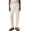 Rag & Bone Man Pants Cream Size 34 Cotton, Viscose, Elastane In Off White