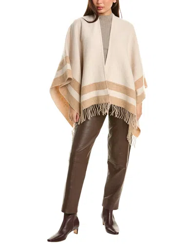 Rag & Bone Highland Reversible Wool-blend Poncho In Neutral