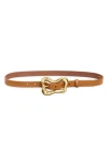 Rag & Bone Highline Slim Belt In Tan