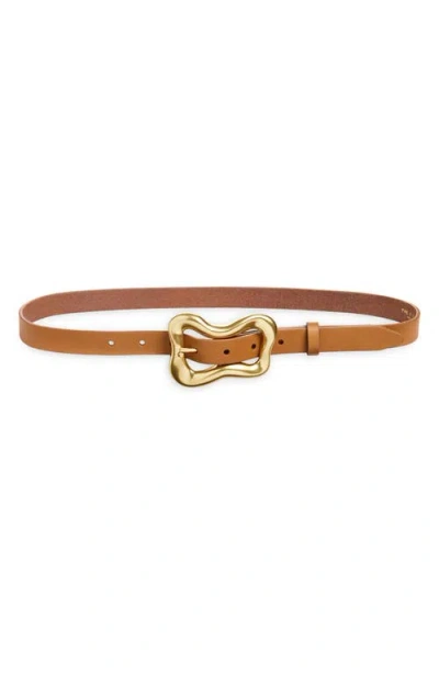 Rag & Bone Highline Slim Belt In Tan